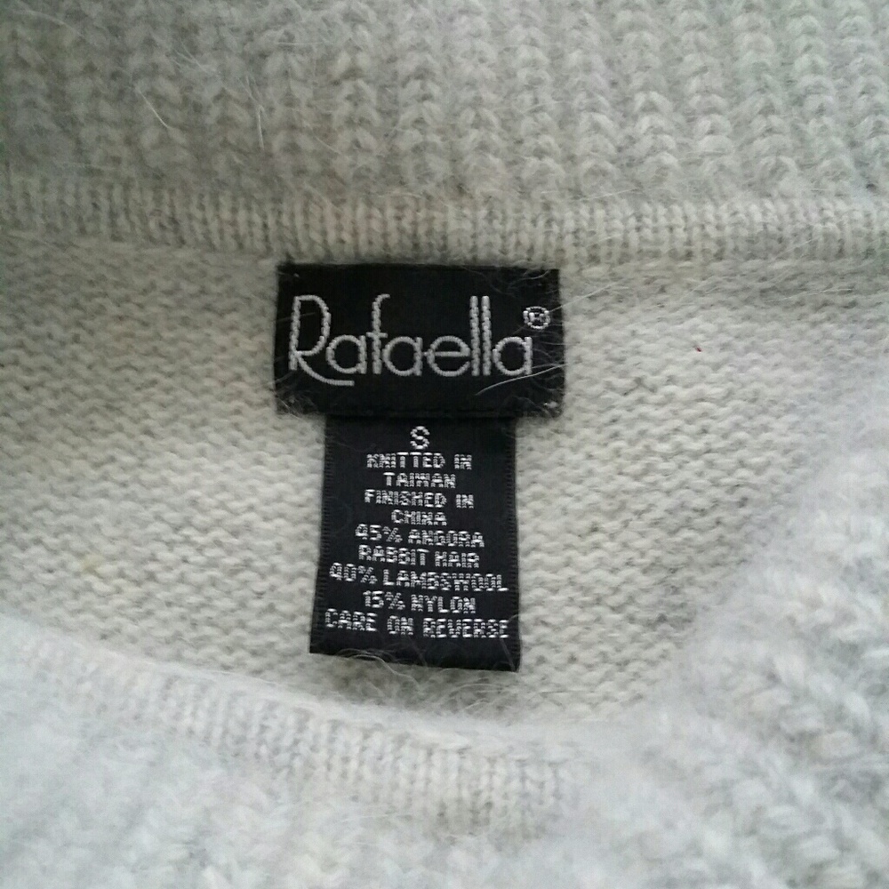 Angora wool rabbit hair sweater - Picture 2 of 7